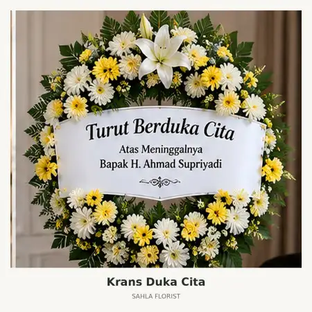 Krans Bunga Duka Gunung Mas